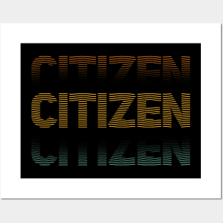 Distressed Vintage - Citizen Posters and Art